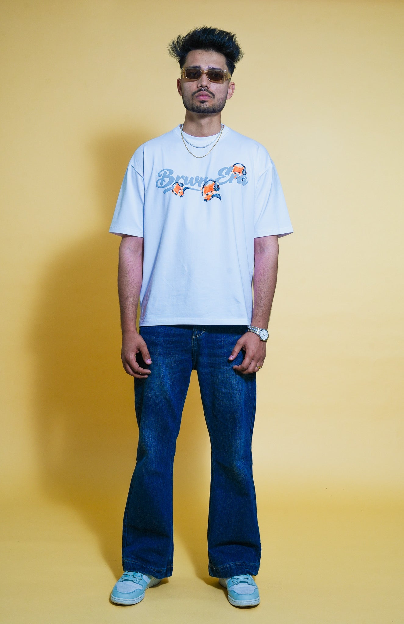 WHITE TEDDY T-SHIRT
