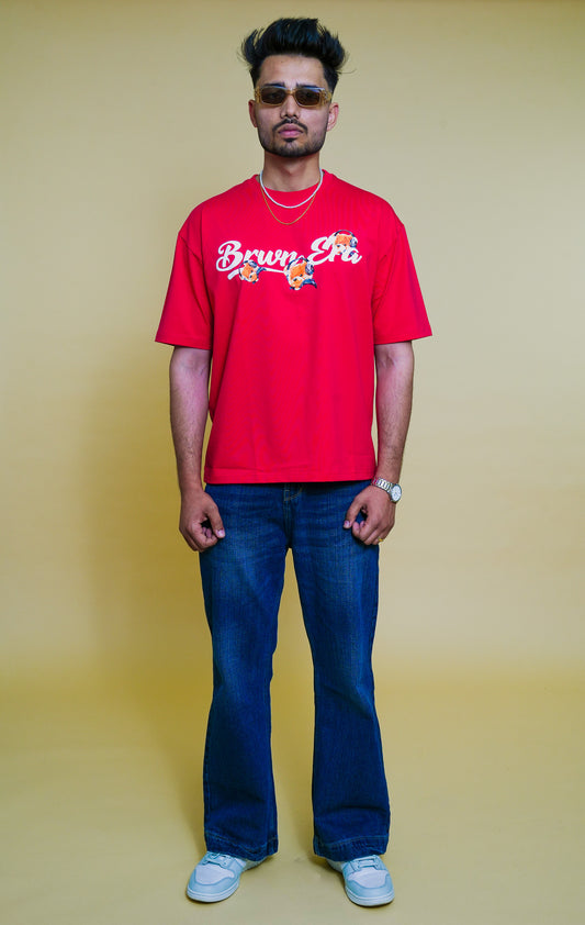 ROSE RED TEDDY T-SHIRT