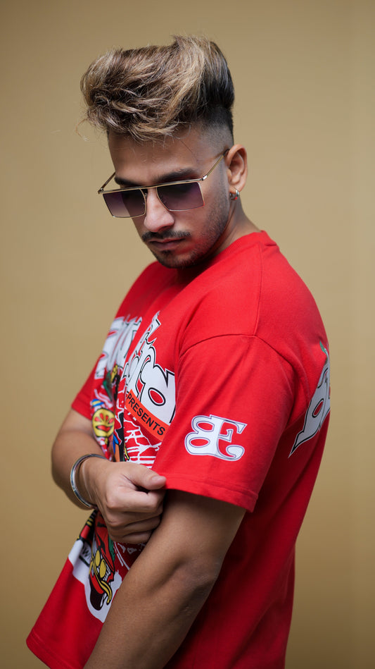 RED STREET FUN T-SHIRT