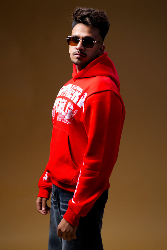 RED BRWN ERA WORLD LEGACY HOODIE