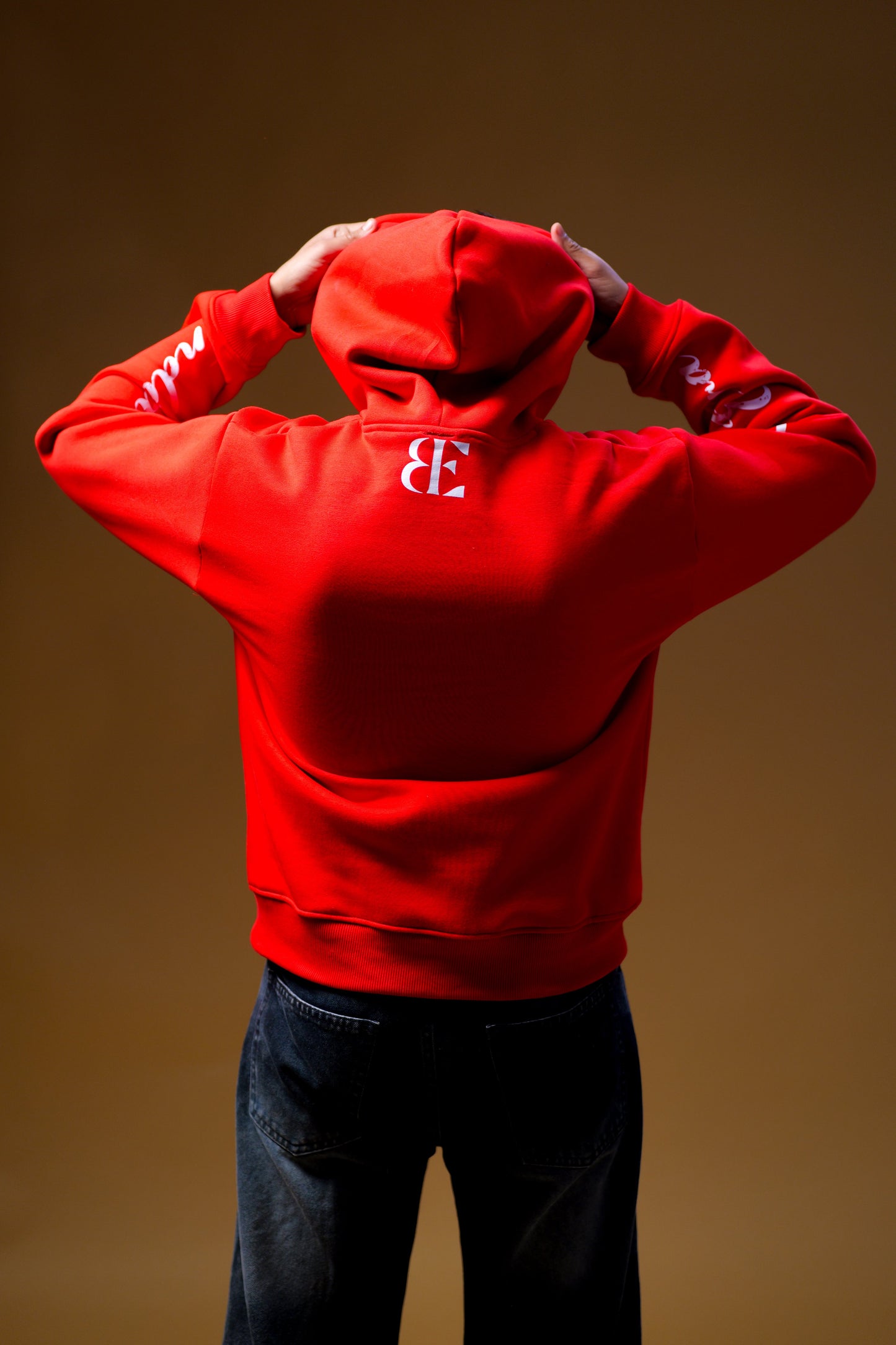 RED BRWN ERA WORLD LEGACY HOODIE