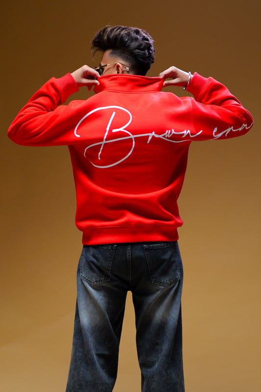 RED STREET SIGNATURE HALF-ZIP