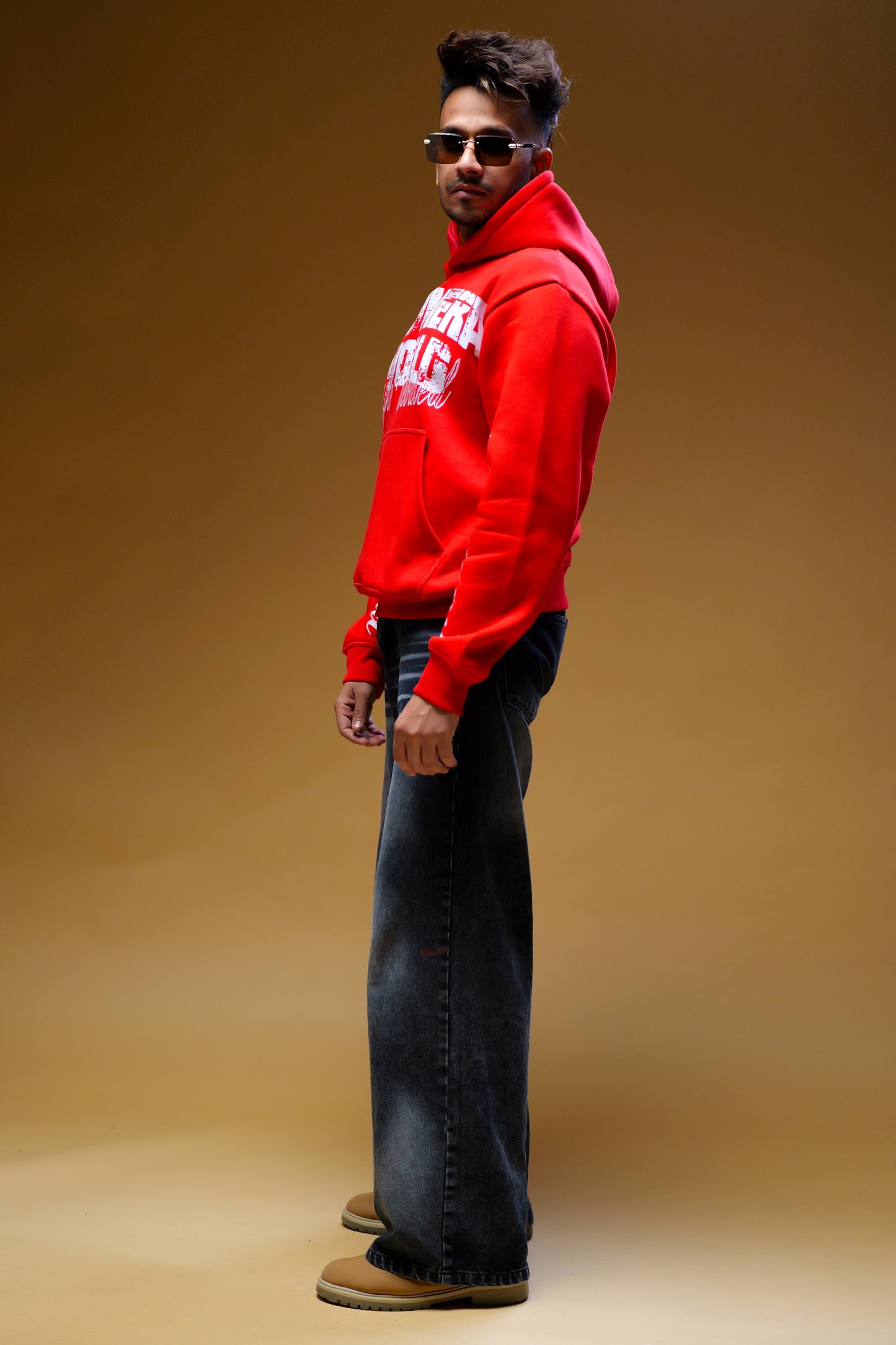 RED BRWN ERA WORLD LEGACY HOODIE